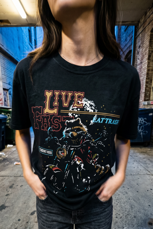 Live Fast Eat Trash T-shirt