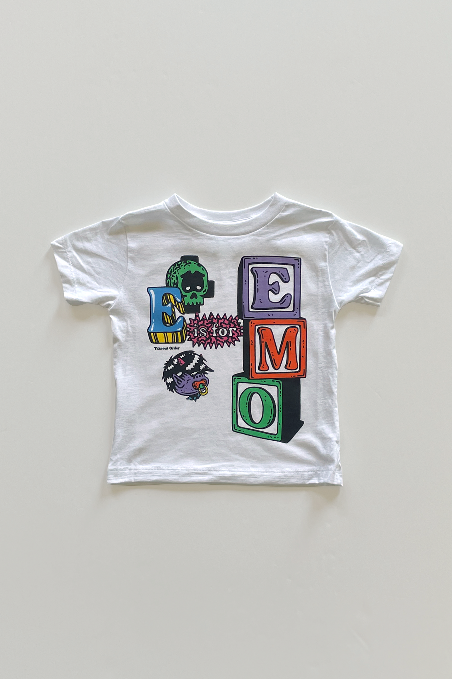 E is for Emo Toddler T-shirt