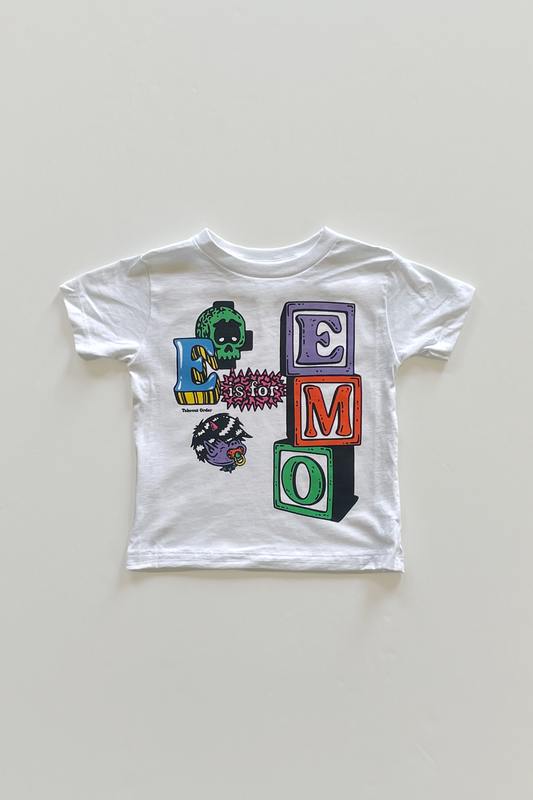 E is for Emo Toddler T-shirt