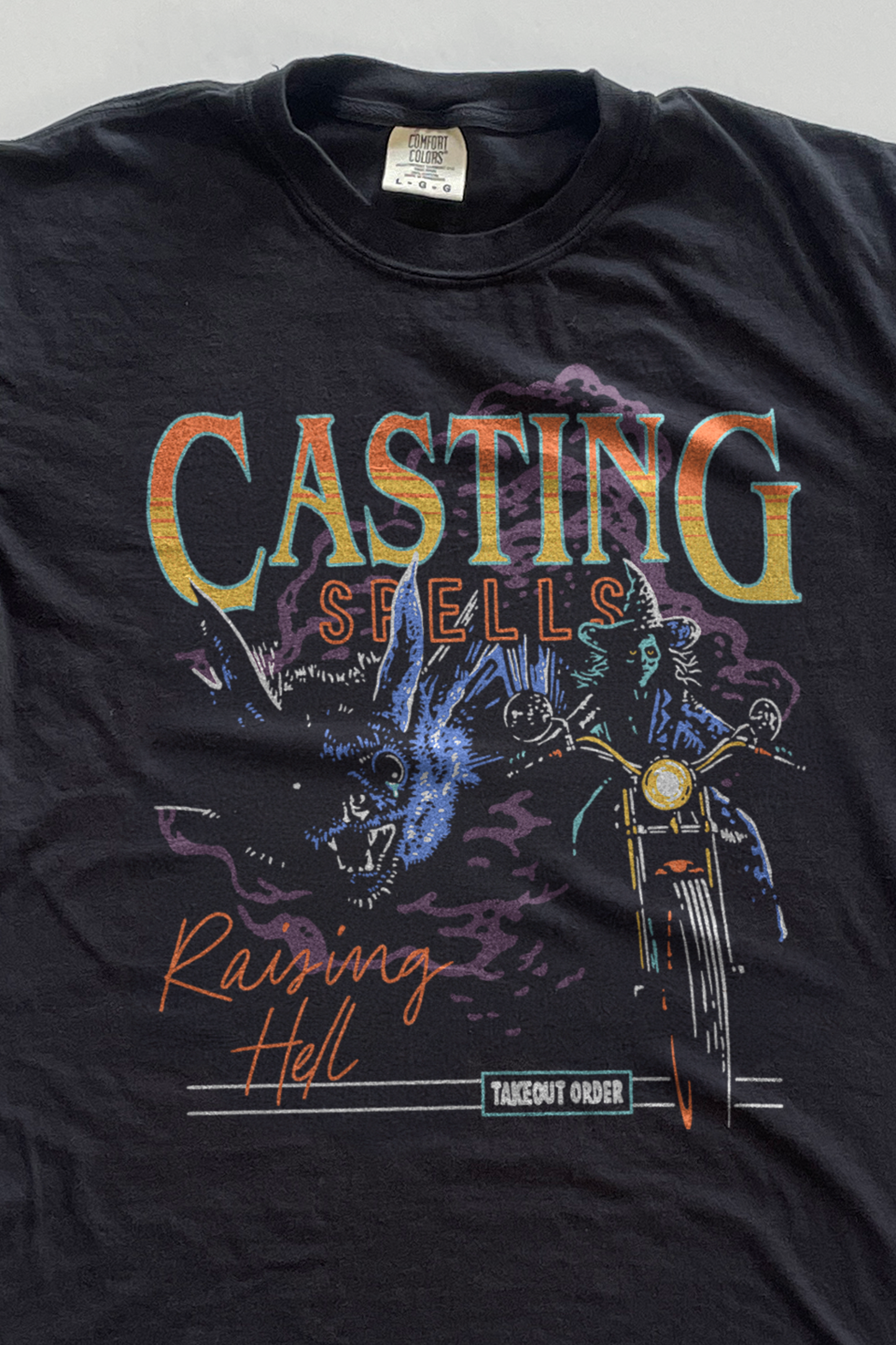 Casting Spells Raising Hell T-shirt