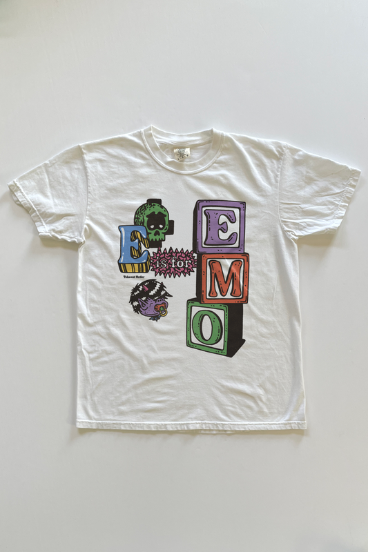 E is for Emo T-shirt