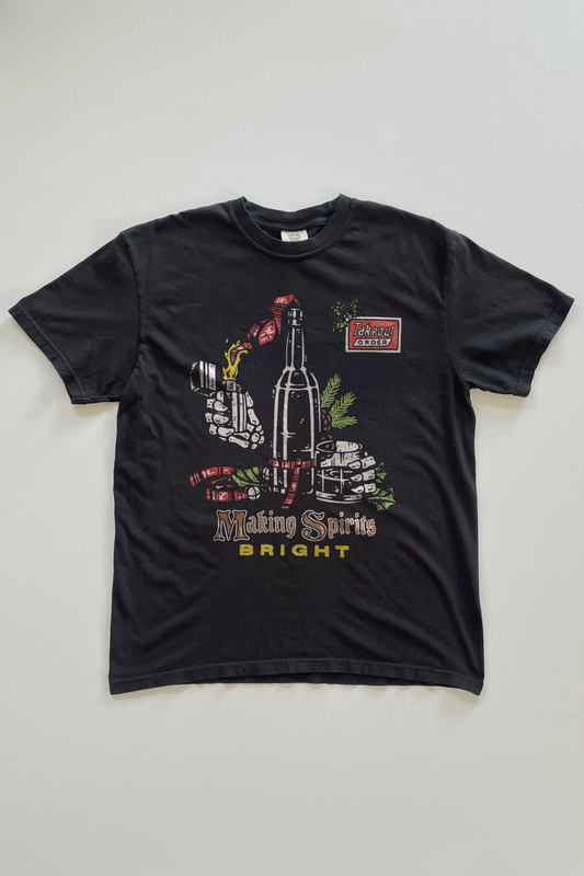 Making Spirits Bright Black T-shirt