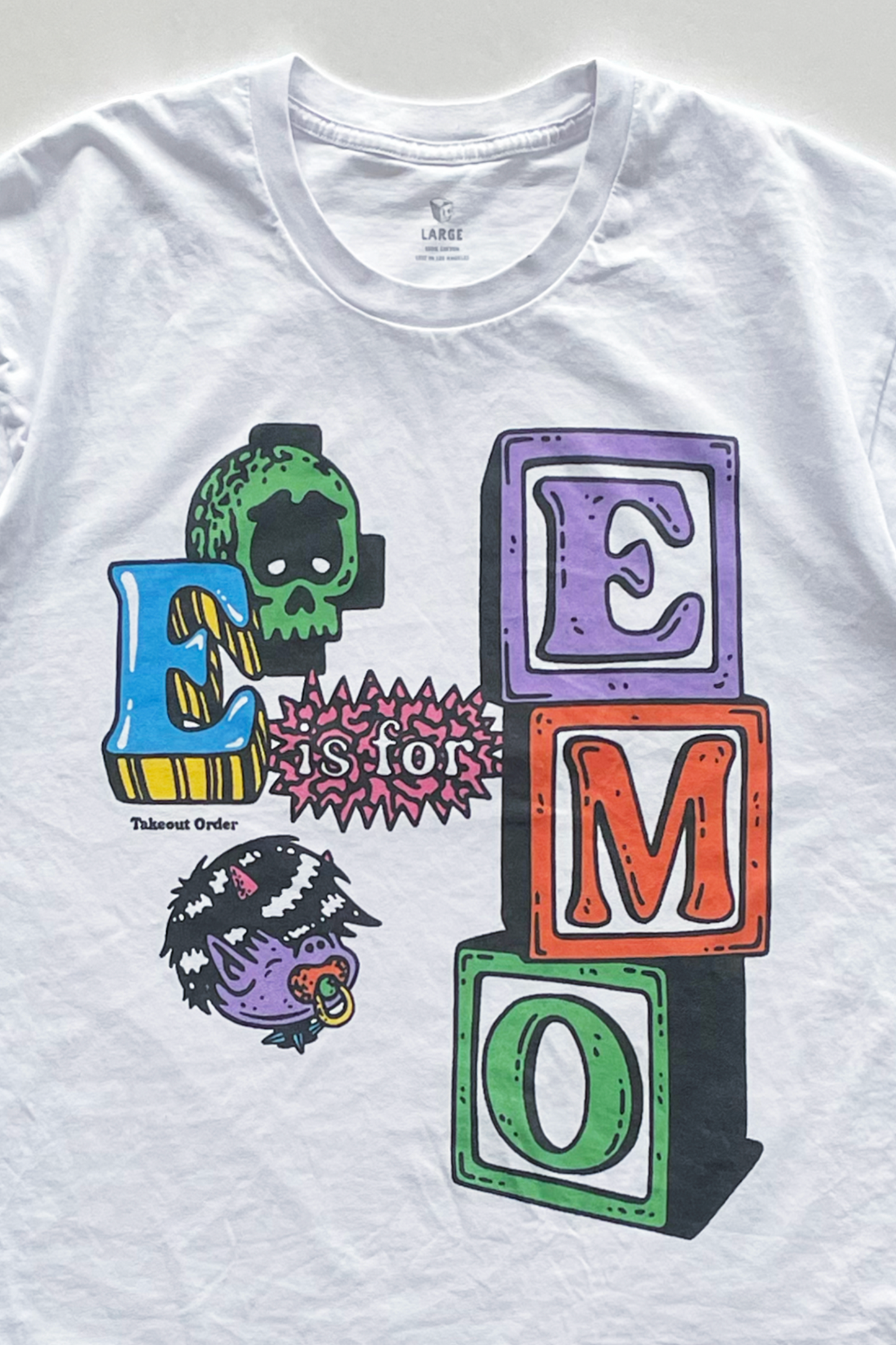 E is for Emo T-shirt