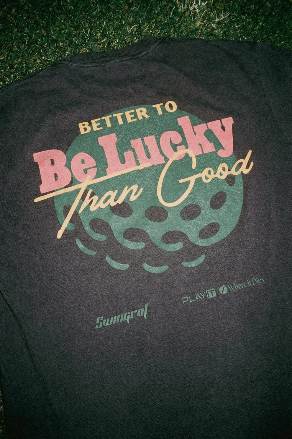 Be Lucky T-Shirt — Vintage Golf Graphic Tee – Takeout Order