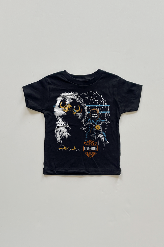 Live Free Cry Hard Toddler T-shirt